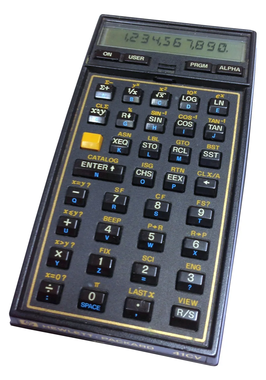 Hp hp-41cv, archival photo