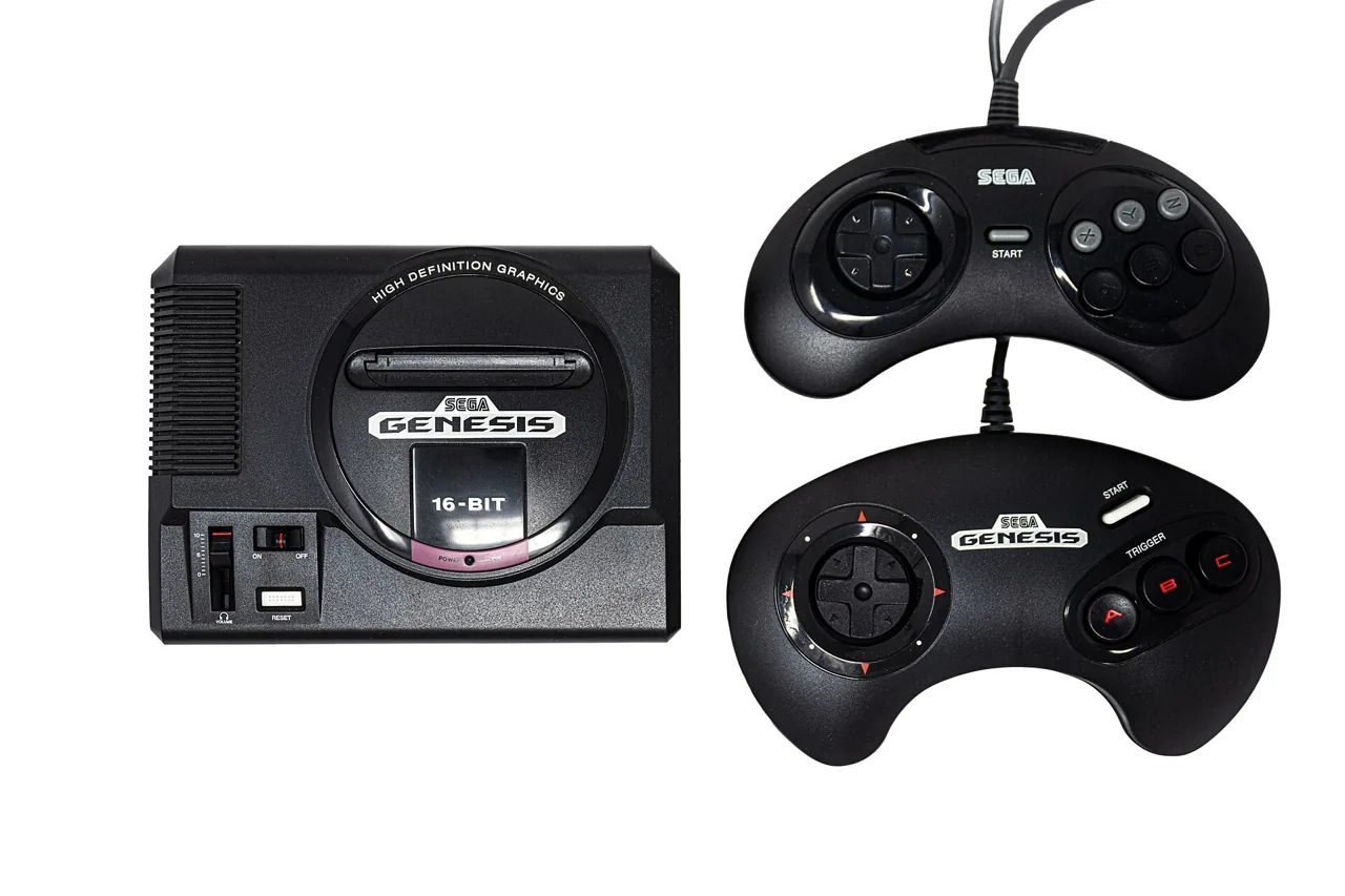 Sega genesis archival photo