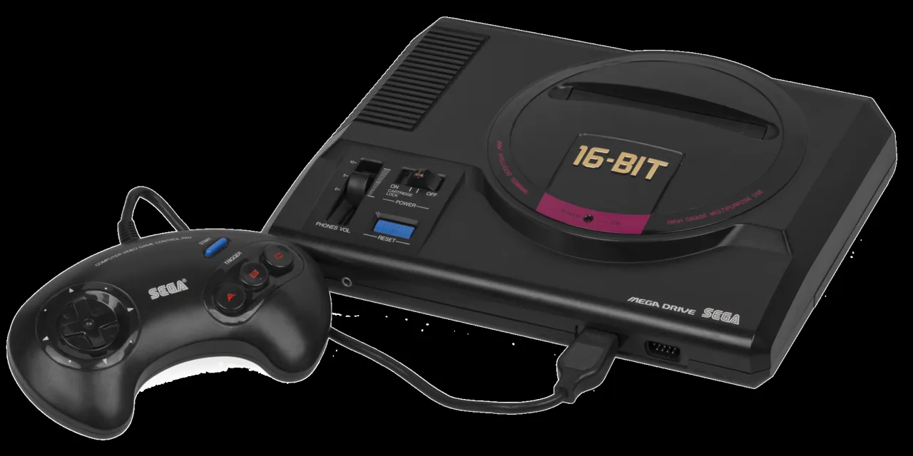 Sega sega-mega-drive archival photo