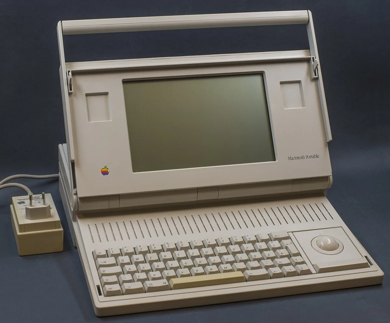 Apple macintosh-portable archival photo