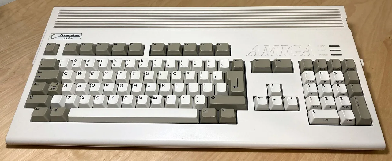 Commodore amiga-1200, archival photo
