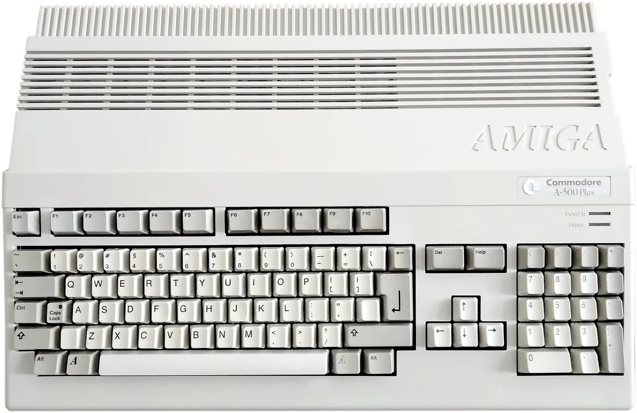 Commodore amiga-500-plus, archival photo