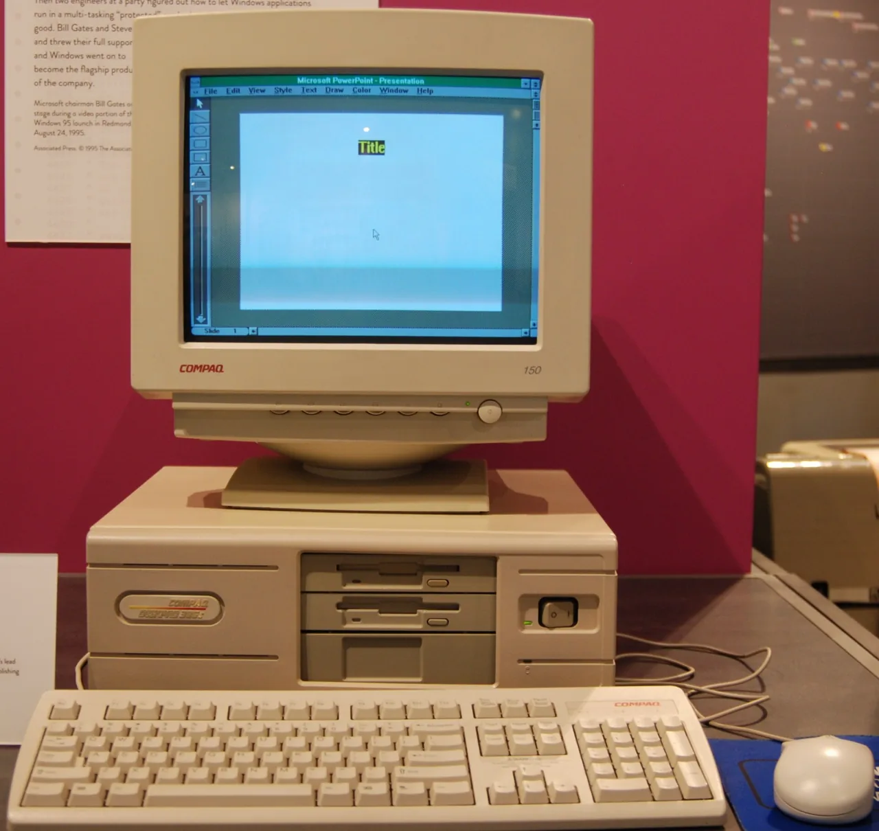 Compaq deskpro, archival photo