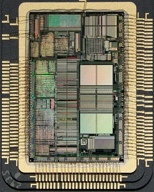 Intel 80486, archival photo
