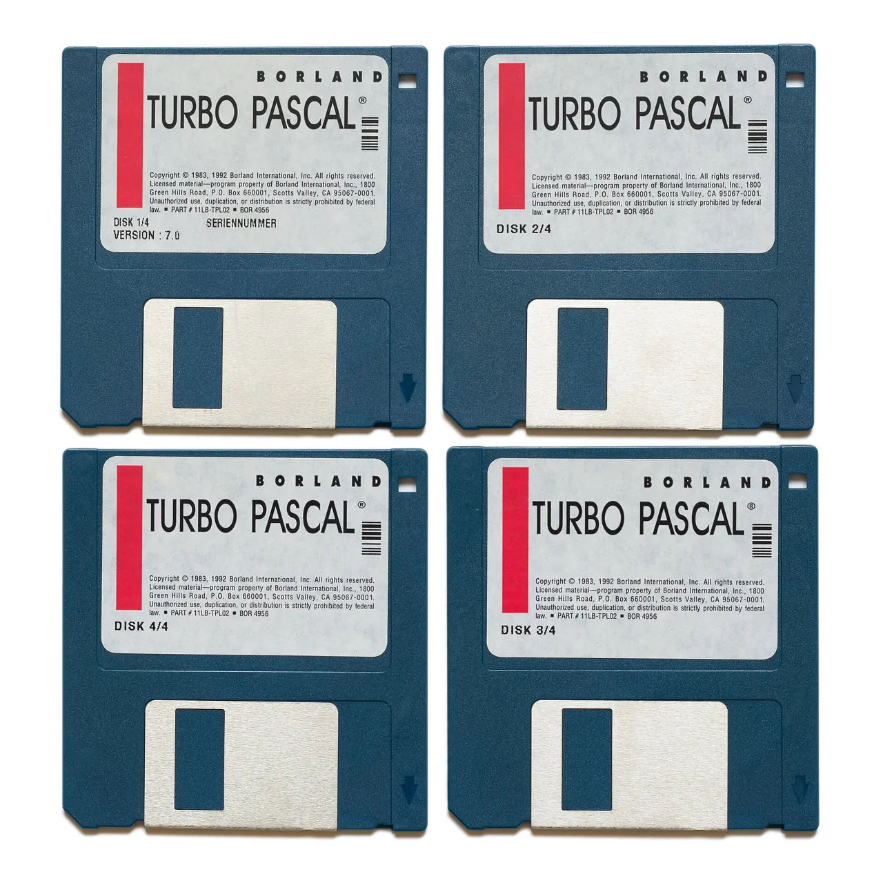 Borland turbo-pascal, archival photo